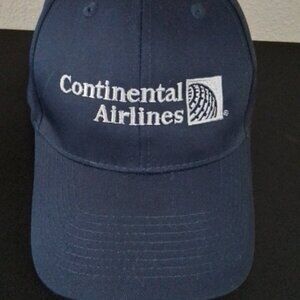 ***RARE FIND***Continental Airlines Port Authority Adjustable Cap
